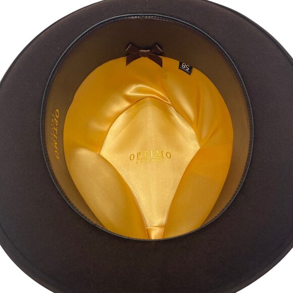 Optimo 100% Beaver Brown Trilby - Rare Find! Like new condition. - Picture 5 of 6